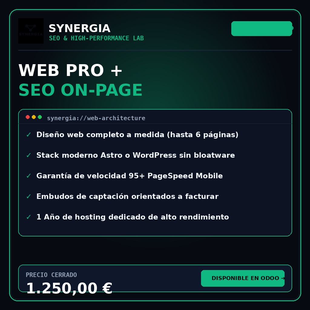 Web Pro + SEO On-Page
